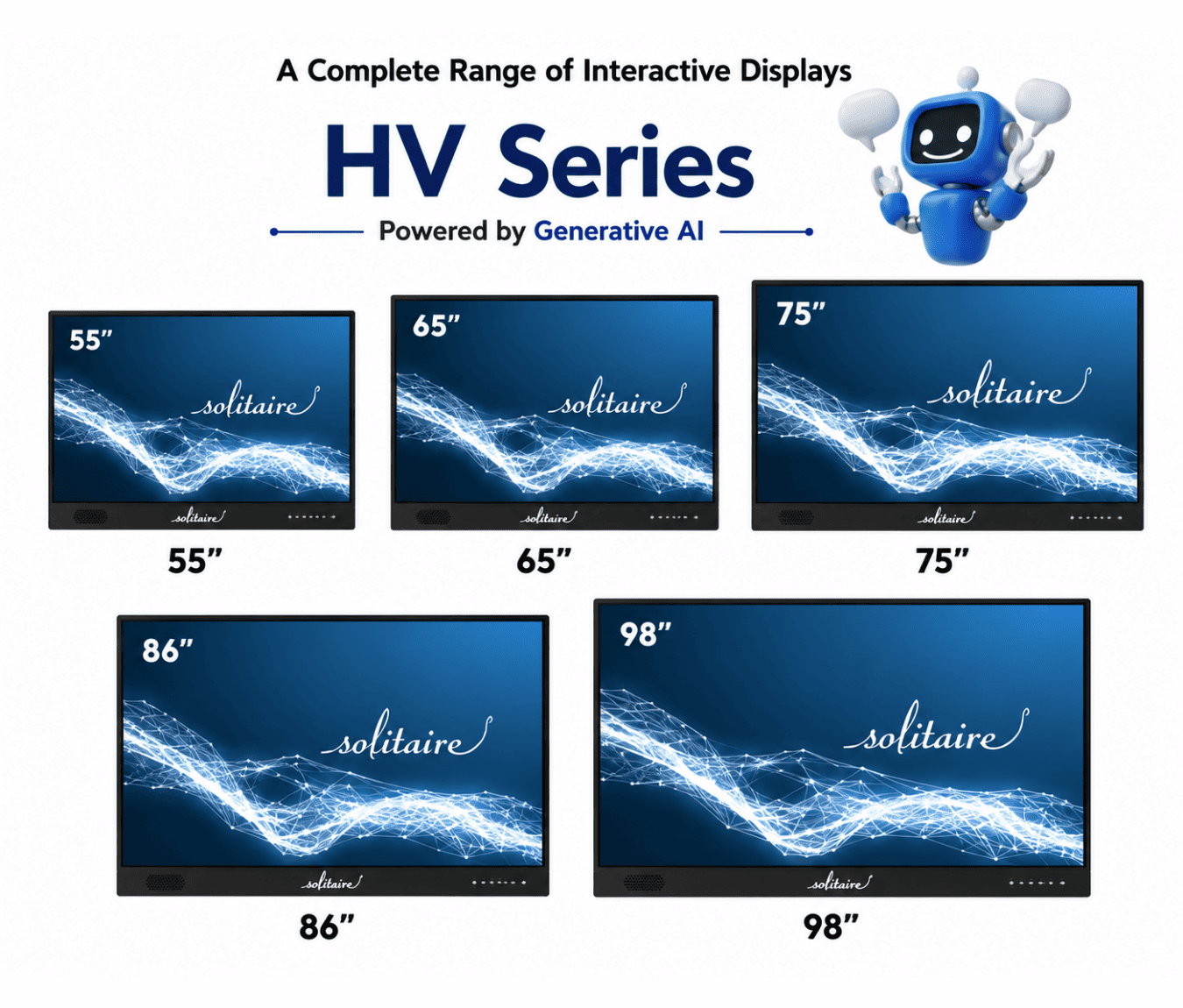 Solitaire HV Series Interactive Flat Panel Display