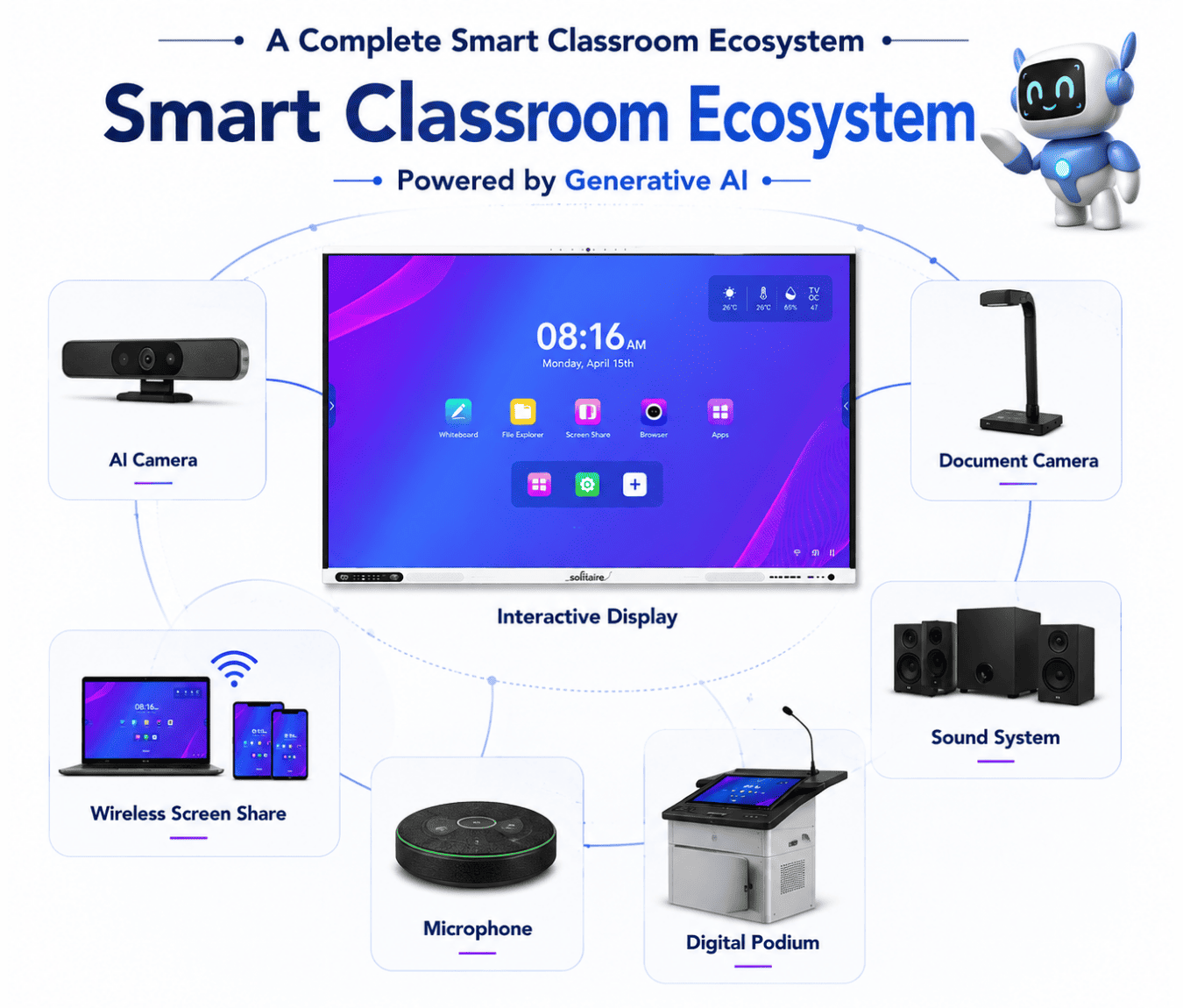 Solitaire Smart Classroom Ecosystem Solutions in Trichy