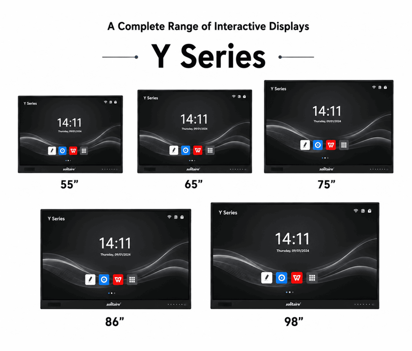 Solitaire Y Series Interactive Flat Panel Display in Madurai